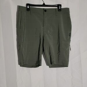 O'Neill men's Crossover hybrid short olive green cargo pocket size 34